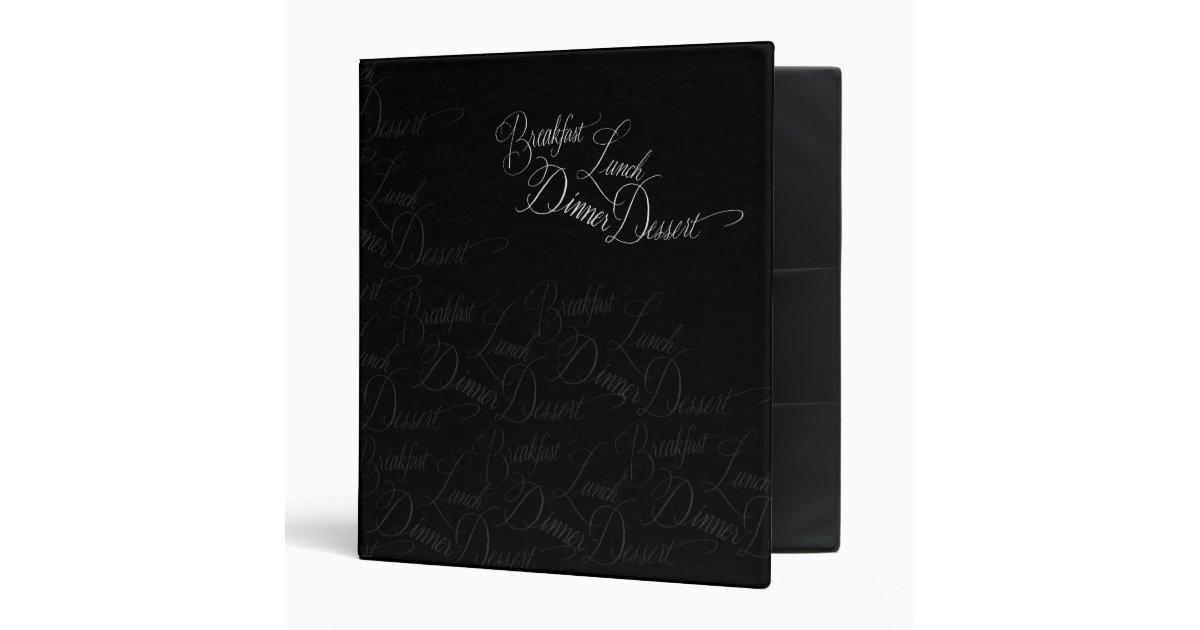 Recipe Binder Zazzle