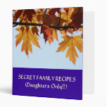 RECIPE BINDER Book SECRET FAMILY RECIPES