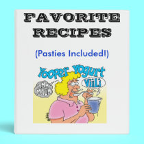 RECIPE BINDER for the discerning Yooper binders