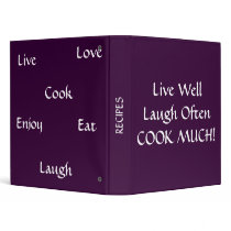 Recipe Binder Holder LIVE LAUGH LOVE COOK by Gigglesandgrins Recipe Binder Holder LIVE LAUGH LOVE COOK