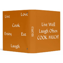 Recipe Binder Holder LIVE LAUGH LOVE COOK by Gigglesandgrins Recipe Binder Holder LIVE LAUGH LOVE COOK