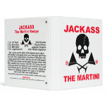 Recipe Binder - JACKASS, The Martini Recipe Book