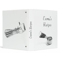 Recipe Binder, Watercolor Utensils by PaulJacksonart Recipe Binder, Watercolor Utensils