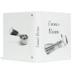 Recipe Binder, Watercolor Utensils