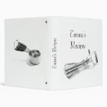 Recipe Binder, Watercolor Utensils