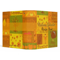Recipe Book, fall Binder