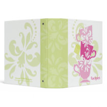 Recipe Book - Tea Cups Vinyl Binders