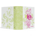 Recipe Book - Tea Cups Vinyl Binders
