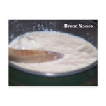 Recipe Card - Bread Sauce Postcard Recipe Card - Bread Sauce Postcard