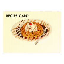 RECIPE CARD BUSINESS CARD