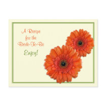 Recipe Card for the Bride to Be Post Card