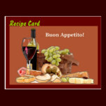 Recipe Card Gift Set - Buon Appetito postcards