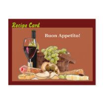 Recipe Card Gift Set - Buon Appetito Post Card