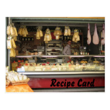 Recipe Card Gift Set - Italian Cheese Post Cards