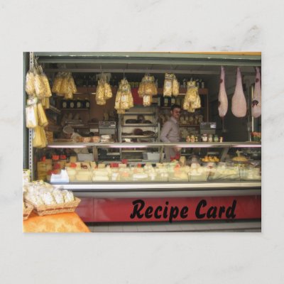 Recipe Card Gift Set - Italian Cheese Post Cards