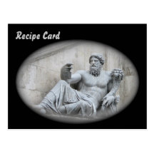 Recipe Card Gift Set - Italian Roman Postcards