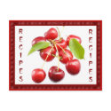 Recipe Card postcard
