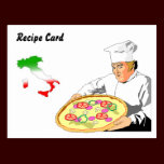 Recipe Cards Gift Set Italian Pizza postcards