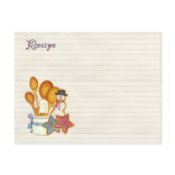 recipe christmas cookies postcard