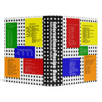 Recipe Conversion Primary Colored binders