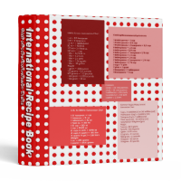 Recipe Conversion Red Binder