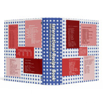 Recipe Conversion Red White & Blue binders