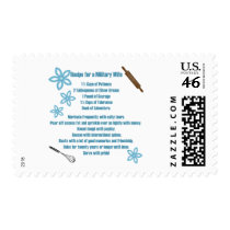 Recipe For A Military Wife Stamp