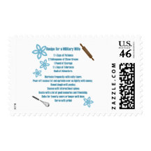 Recipe For A Military Wife Stamp