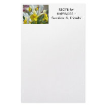RECIPE for HAPPINESS Sunshine Friends Stationery