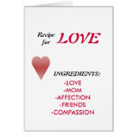 Recipe For Love Mother's Day Card
