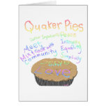 Recipe for Quaker Pies cards