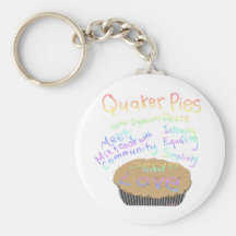 Recipe for Quaker Pies Keychains