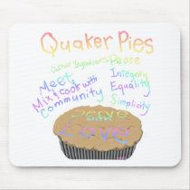 Recipe for Quaker Pies mousepads by quakershop Recipe for Quaker Pies mousepads