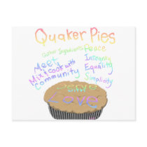 Recipe for Quaker Pies postcards