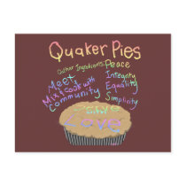 Recipe for Quaker Pies postcards