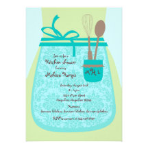 Recipe Kitchen Bridal Shower Invitation