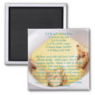 Recipe magnets - microwave sponge pudding