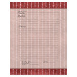 Recipe Page Family Christmas Cookbook Recipe Personalized Flyer