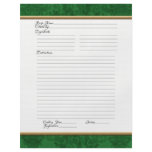 Recipe Page Family Christmas Cookbook Recipe flyers