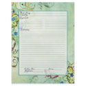 Recipe Page Family Heritage Cookbook Recipe Binder flyers