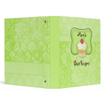 Recipe Photo Binder Green Cupcake by spacards Recipe Photo Binder Green Cupcake