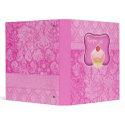 Recipe Photo Binder Pink Cupcake by spacards Recipe Photo Binder Pink Cupcake