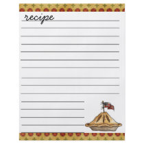 recipe sheet flyer design