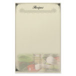 Recipe Stationery Unruled