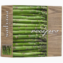 recipes (asparagus) vinyl binder