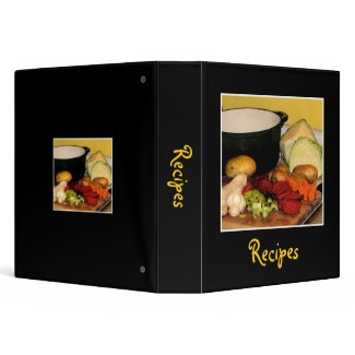 Recipes binder