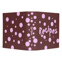 Recipes 3 Ring Binder