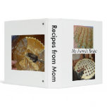 Recipes from Mom Vinyl Binders