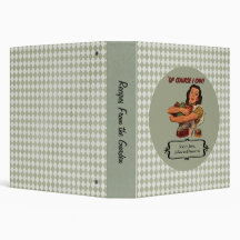 Recipes From the Garden: Customizable 3 Ring Binders