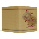 Recipes from The South Vinyl Binder